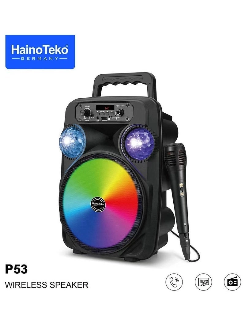 Haino Teko P53 - Wireless Bluetooth Built-in Mic RGB Lighting