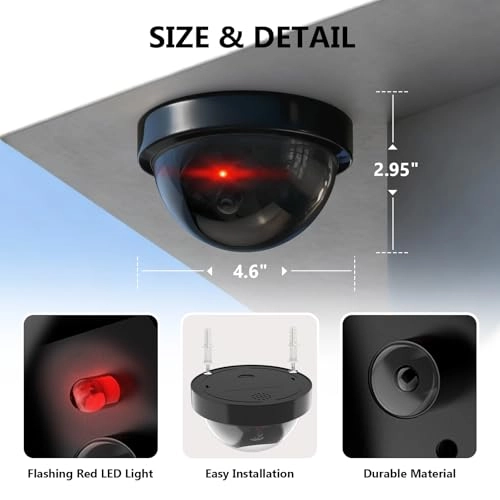 Dummy Fake Security CCTV Dome Camera - Outdoor