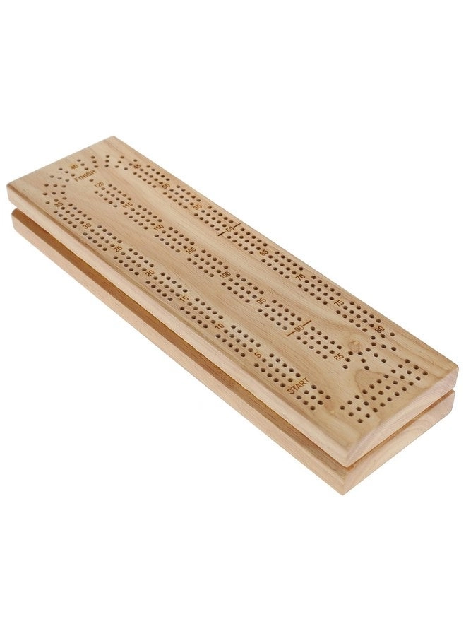 Cribbage Board - Wooden Black Stained 3 Track