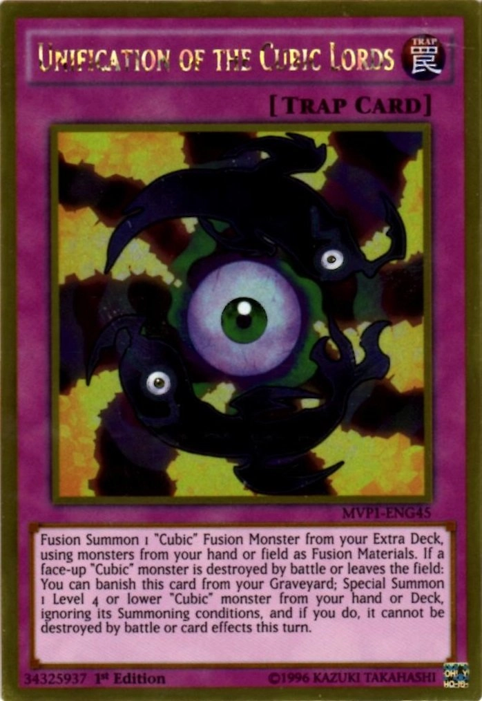 Yu-Gi-Oh! Unification of the Cubic Lords MVP1-ENG45 - ENG 1st Edition