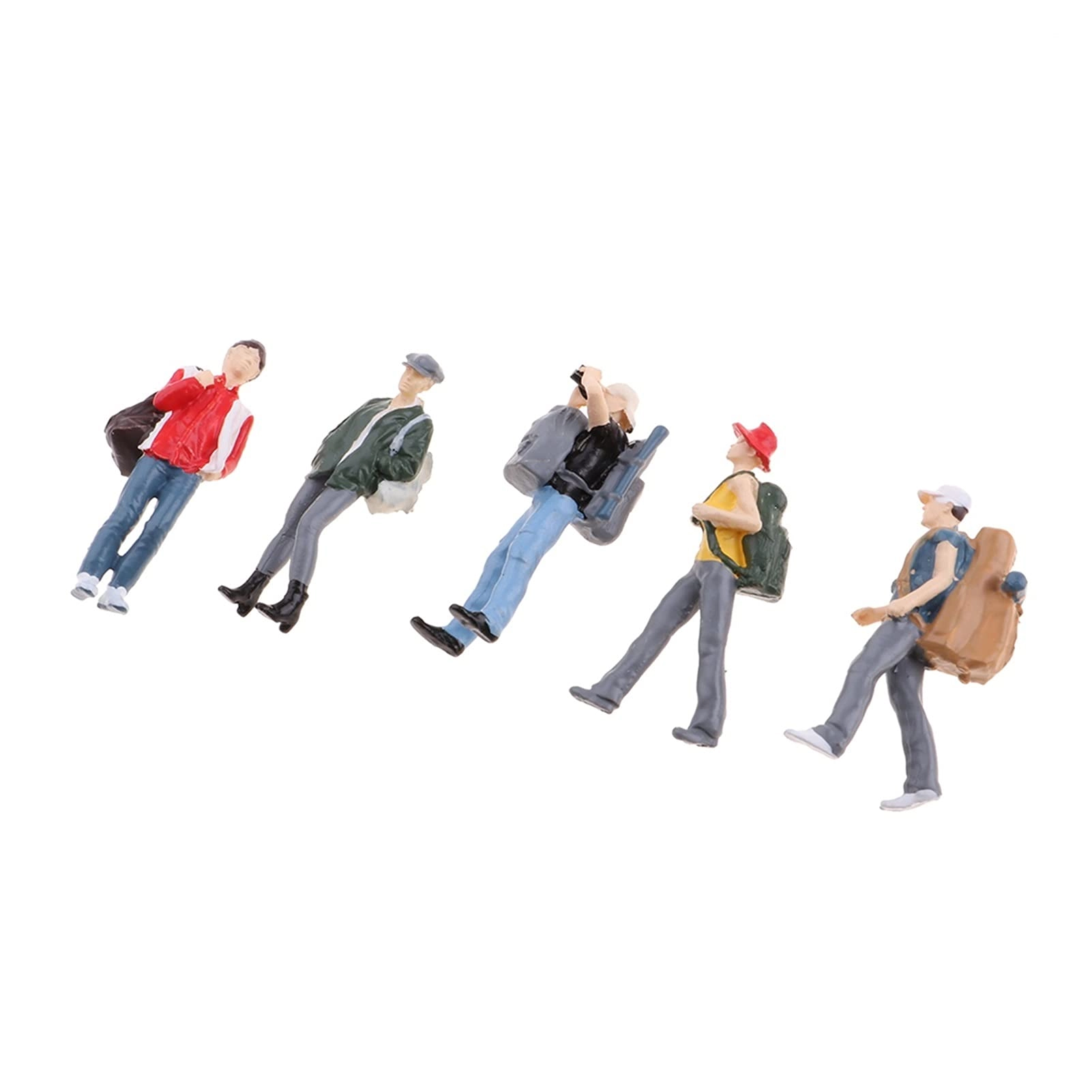 Gnrique Backpacker Figures - 5 pieces 1:64 Scale