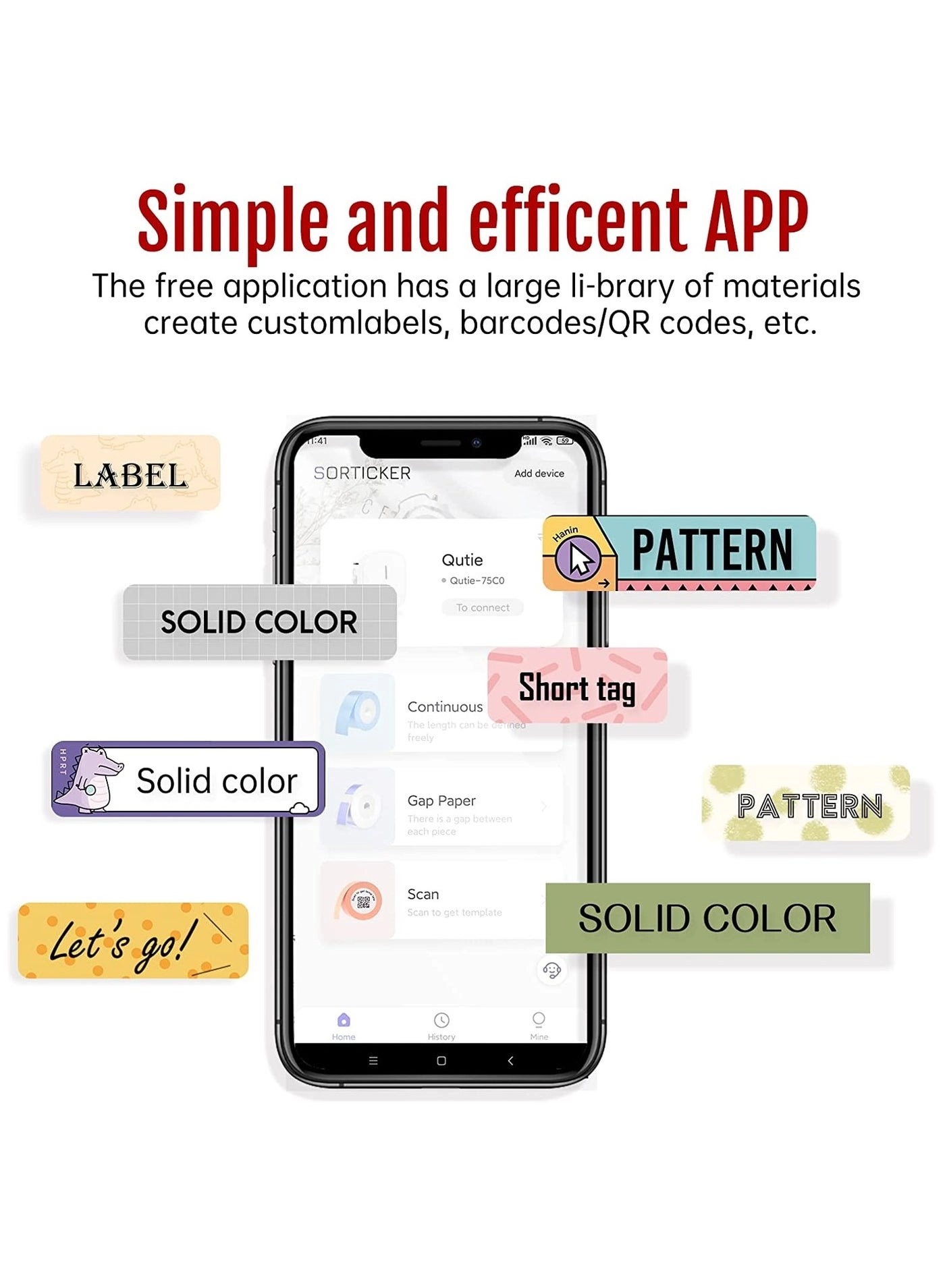 Mini Sticker Printer - Inkless 57 millimeter
