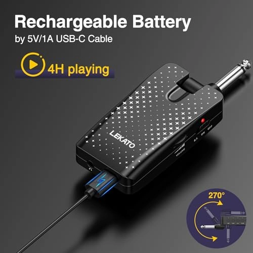 Guitar Headphone Amp - 10 Watts Bluetooth OTG Recording