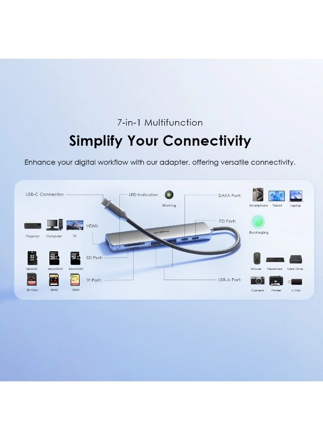 PowerTrans - 7in1 Chrome Grey