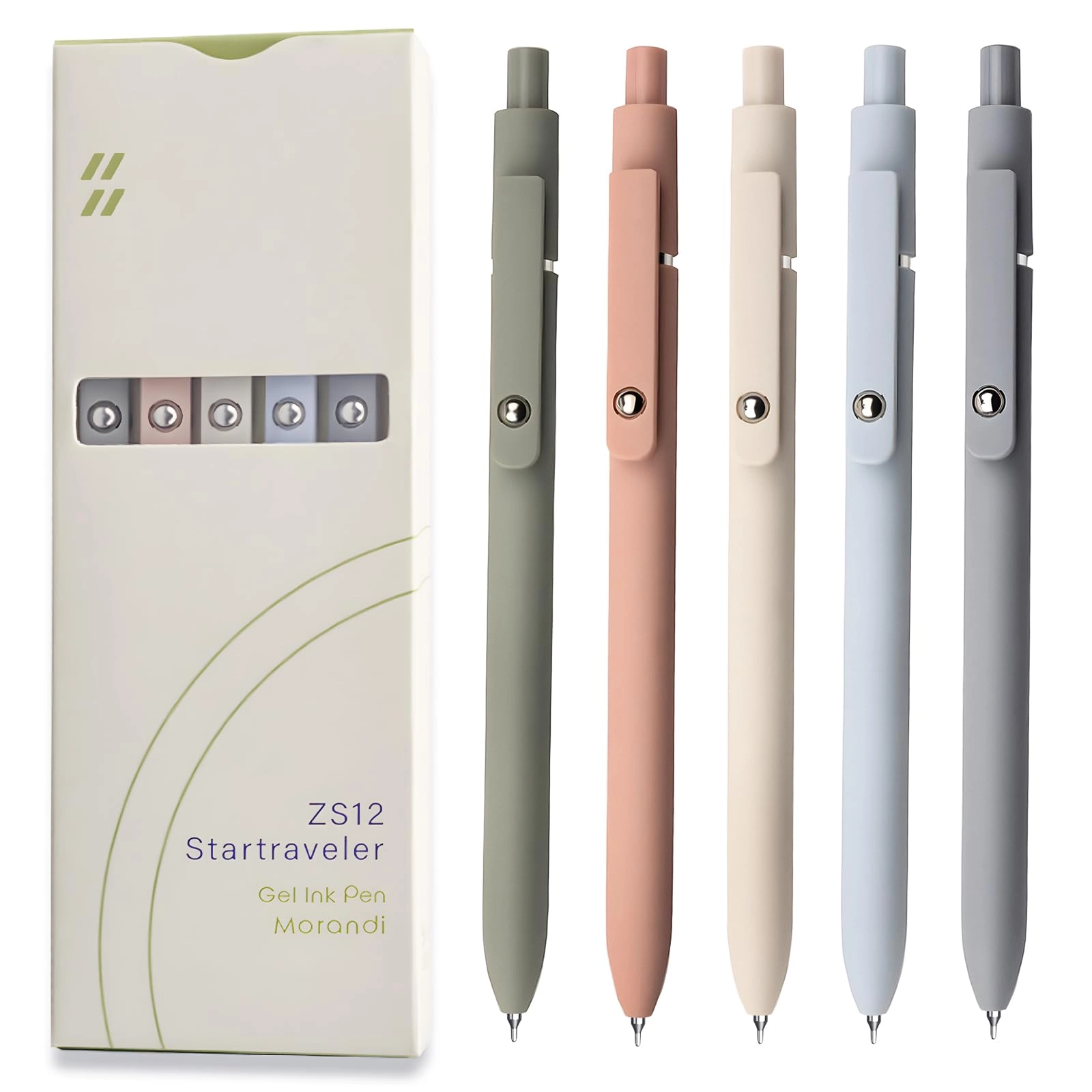 Gel Ink Pen - 5 Pcs 0.5mm