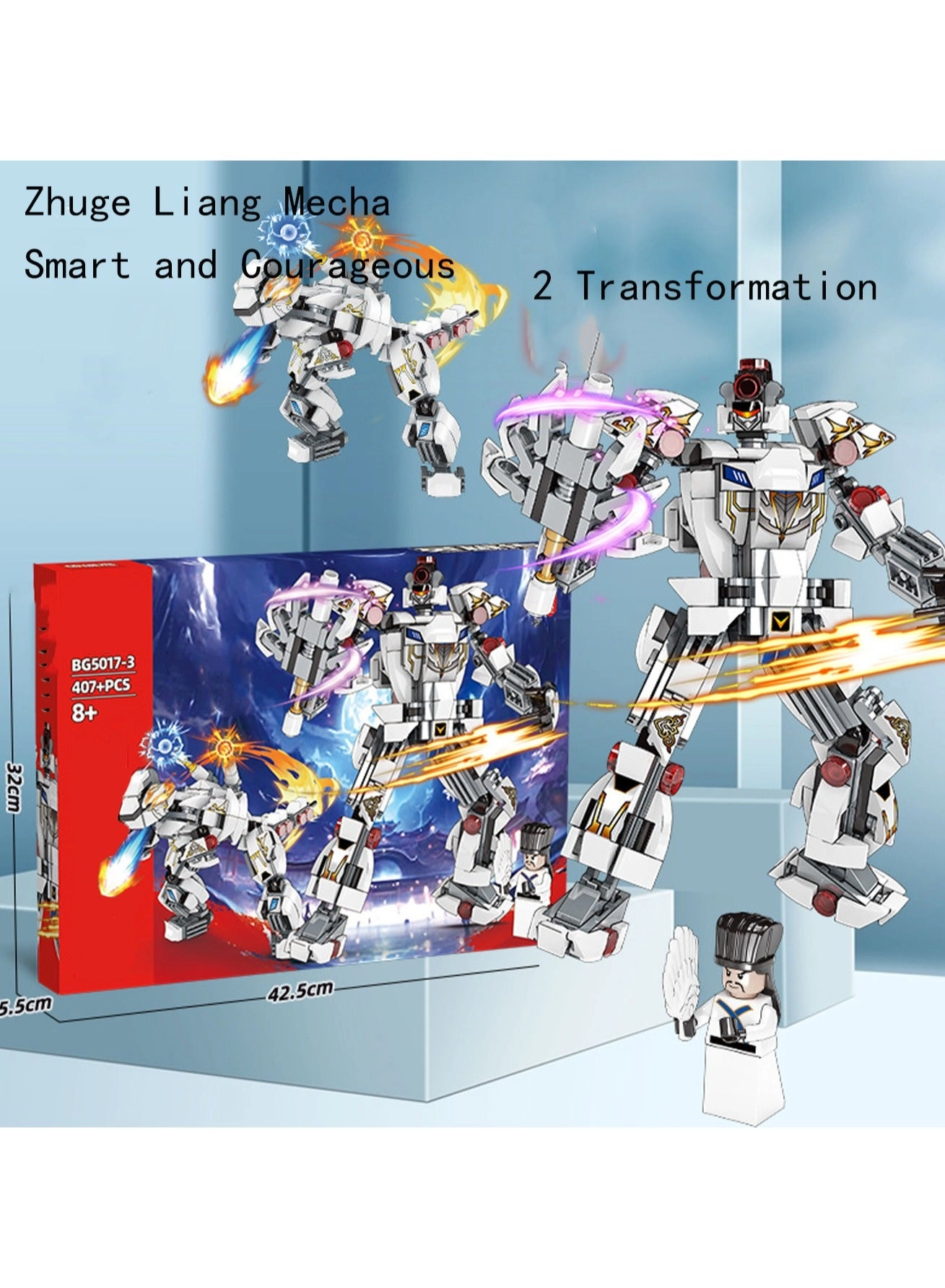 Zhuge Liang 2 Transformation Mecha - 407pcs