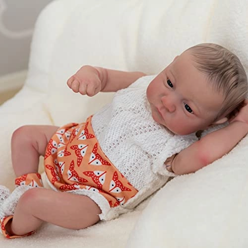 Levi Reborn Baby Doll - 19 Inch 3D Skin Visible Veins Awake & Sleeping