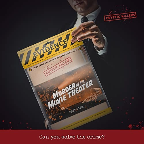 Unsolved Murder Mystery Game: Cold Case File Investigation - Murder at The Movie Theater