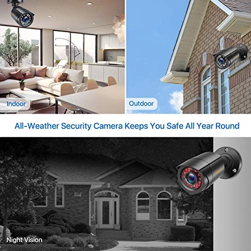 1080P Security Camera Set - 2TB 8CH