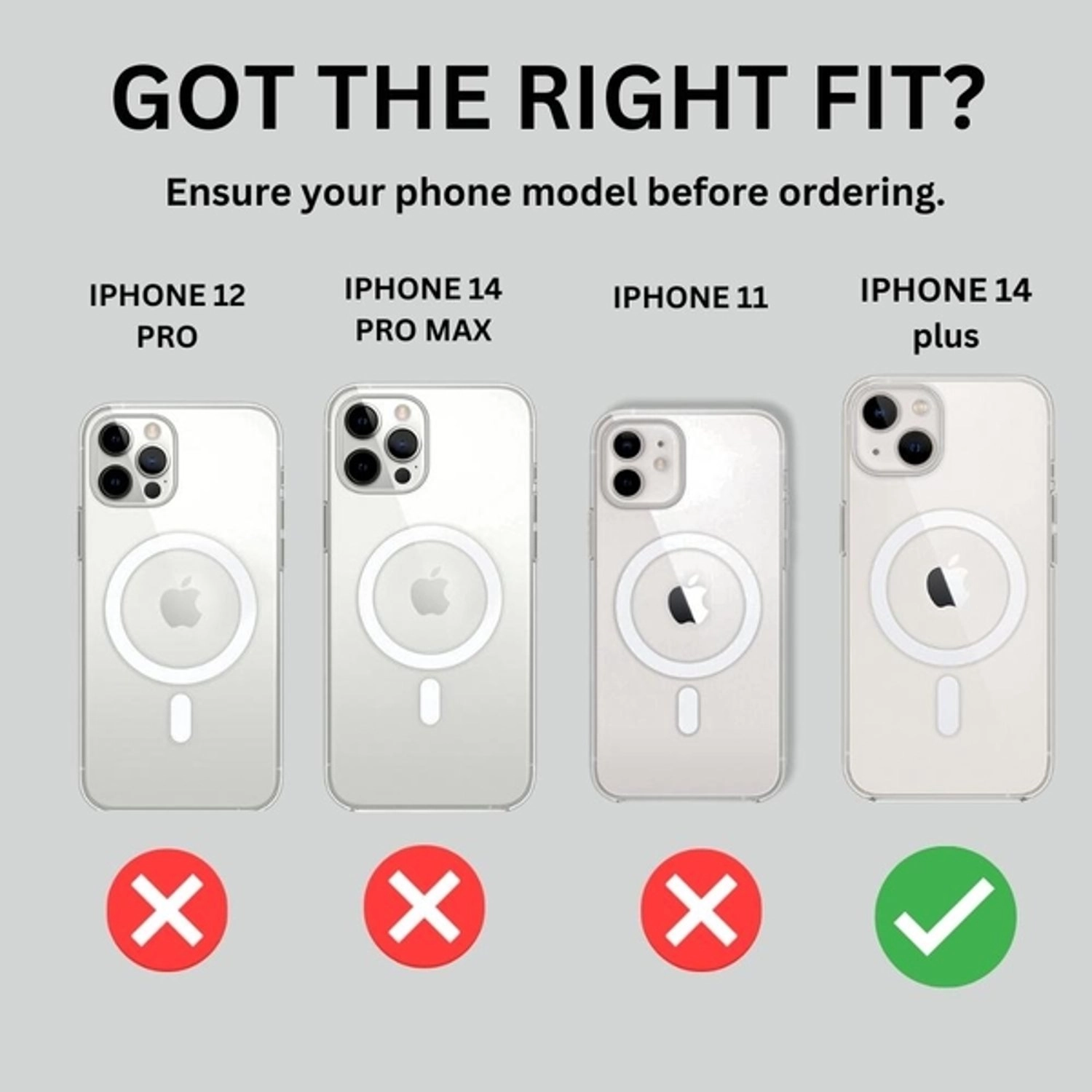 Case Screen Protector with MagSafe for iPhone 14 Plus