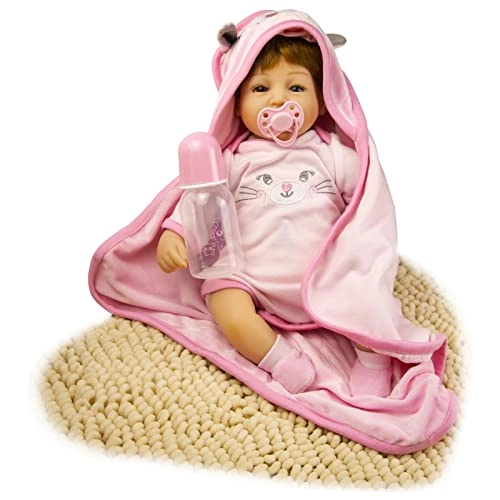 Reborn Baby Doll - 16 inch Vinyl Silicone Ages 3+