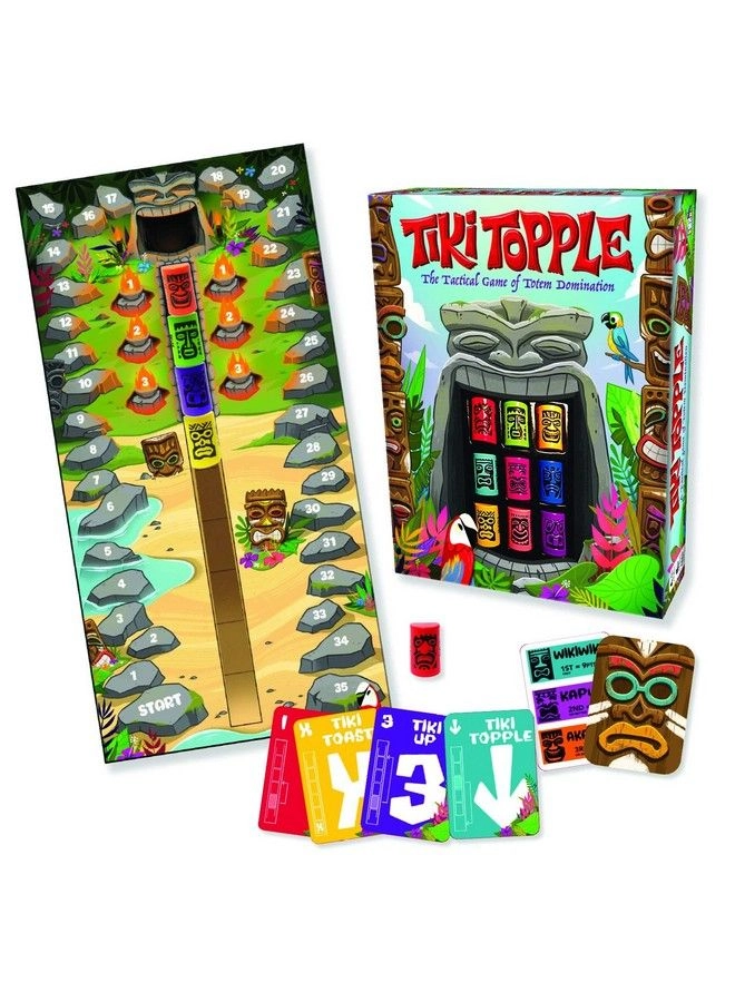 Tiki Topple: Totem Domination - Multi Colored