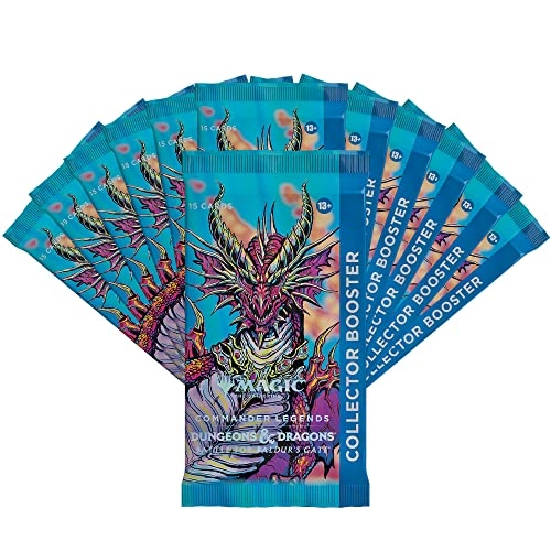 Commander Legends: Battle for Baldur’s Gate Collector Booster Box - 12 Packs 180 Magic Cards