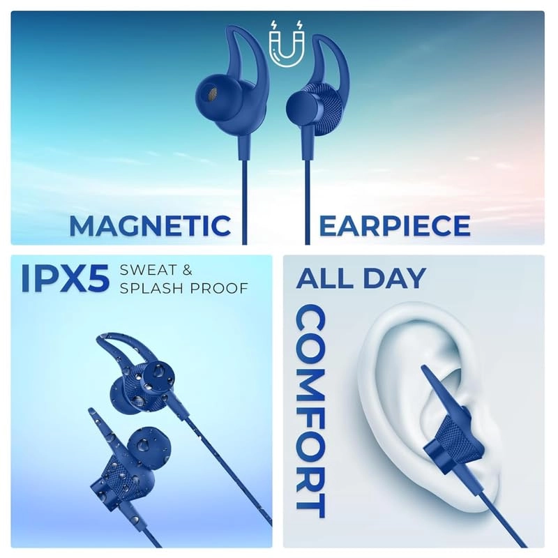 Supreme Bluetooth Neckband Wireless Headphone