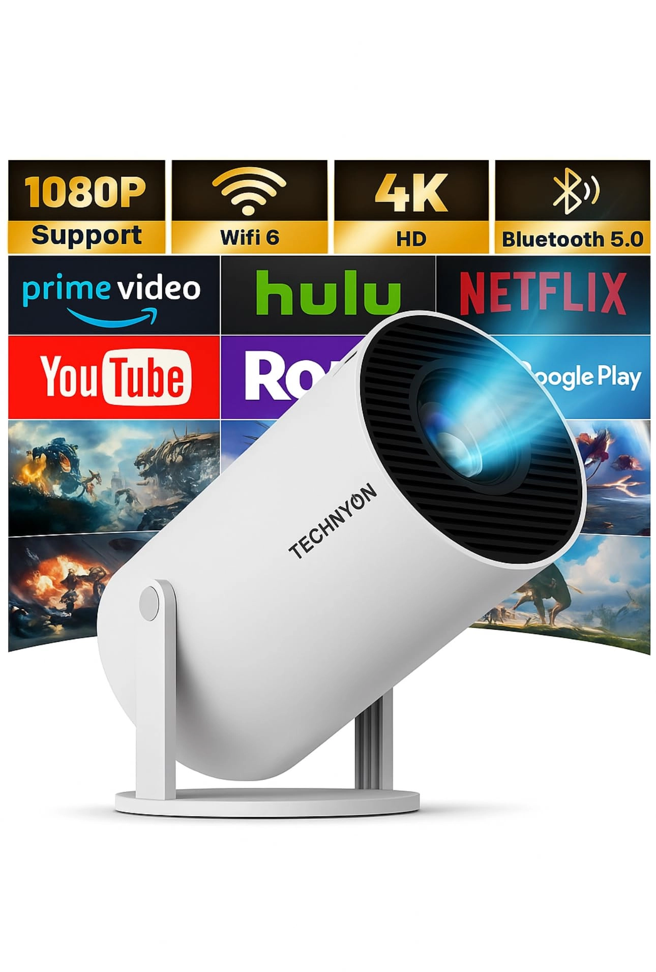 Technyon HY300 PRO+ 12000 Lumen 1280 x 720