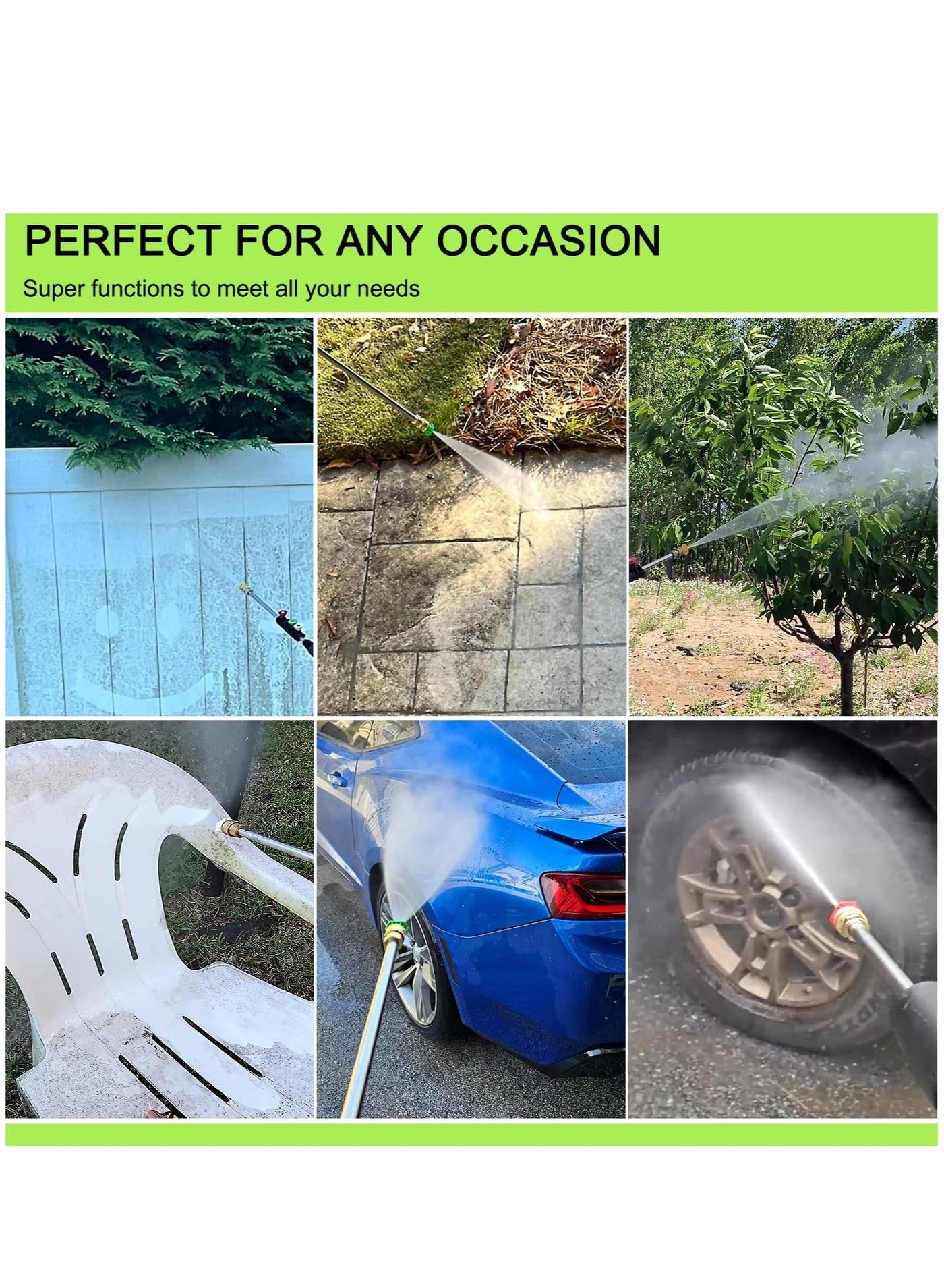 Electric Pressure Washer - 2900-PSI 2.8-GPM 52.5FT Hose