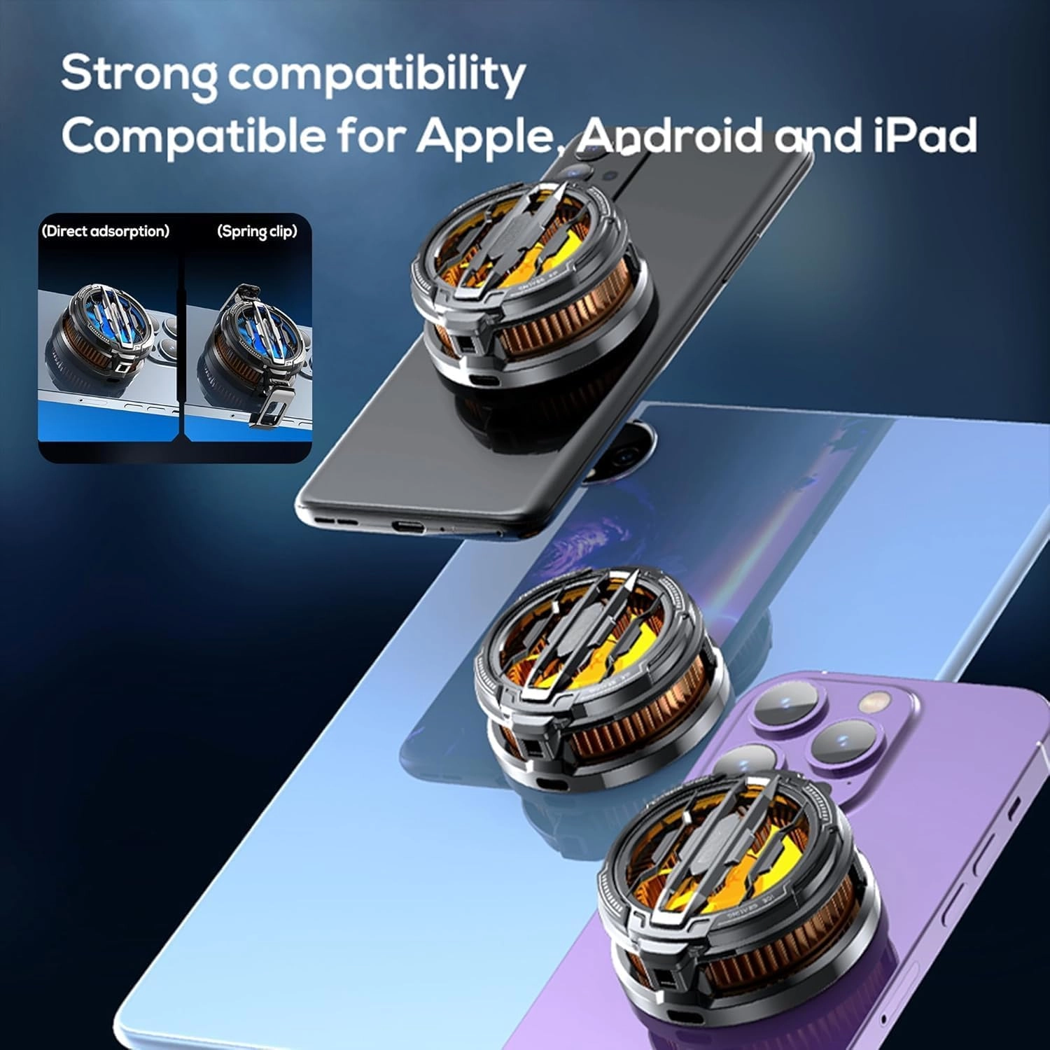 CX09 - Magnetic Mobile Phone Cooling Fan USB-Powered