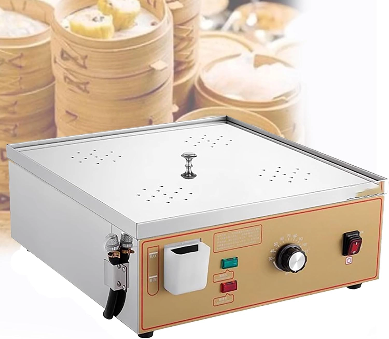 Electric Steamer - 2/4/6-Hole Commercial 30~110°C
