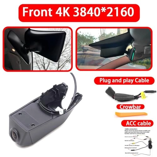 Dash Cam - 4K 2160P for Tesla Model 3 2017-2024