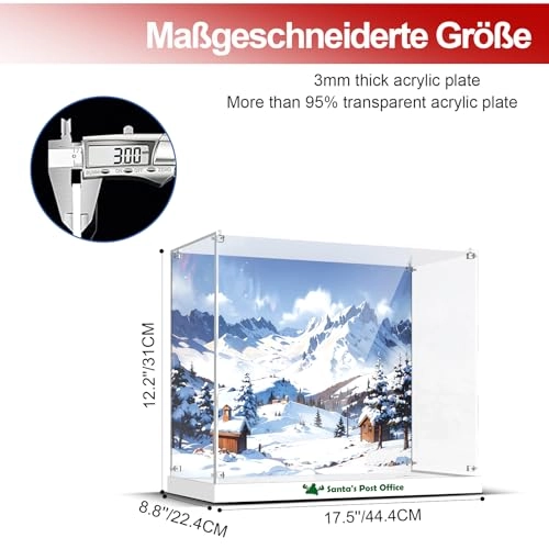 Acrylic Display Case for LEGO 10339 Santa Post Office