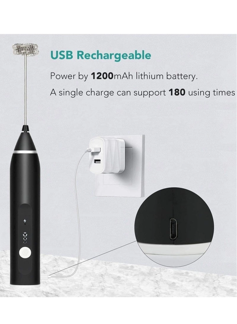 Handheld 3 In 1 - Electric Foam Maker USB Rechargeable