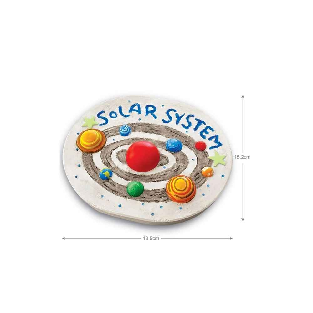 Mould & Paint Solar System Stone Kit - Glow In The Dark Multicolor