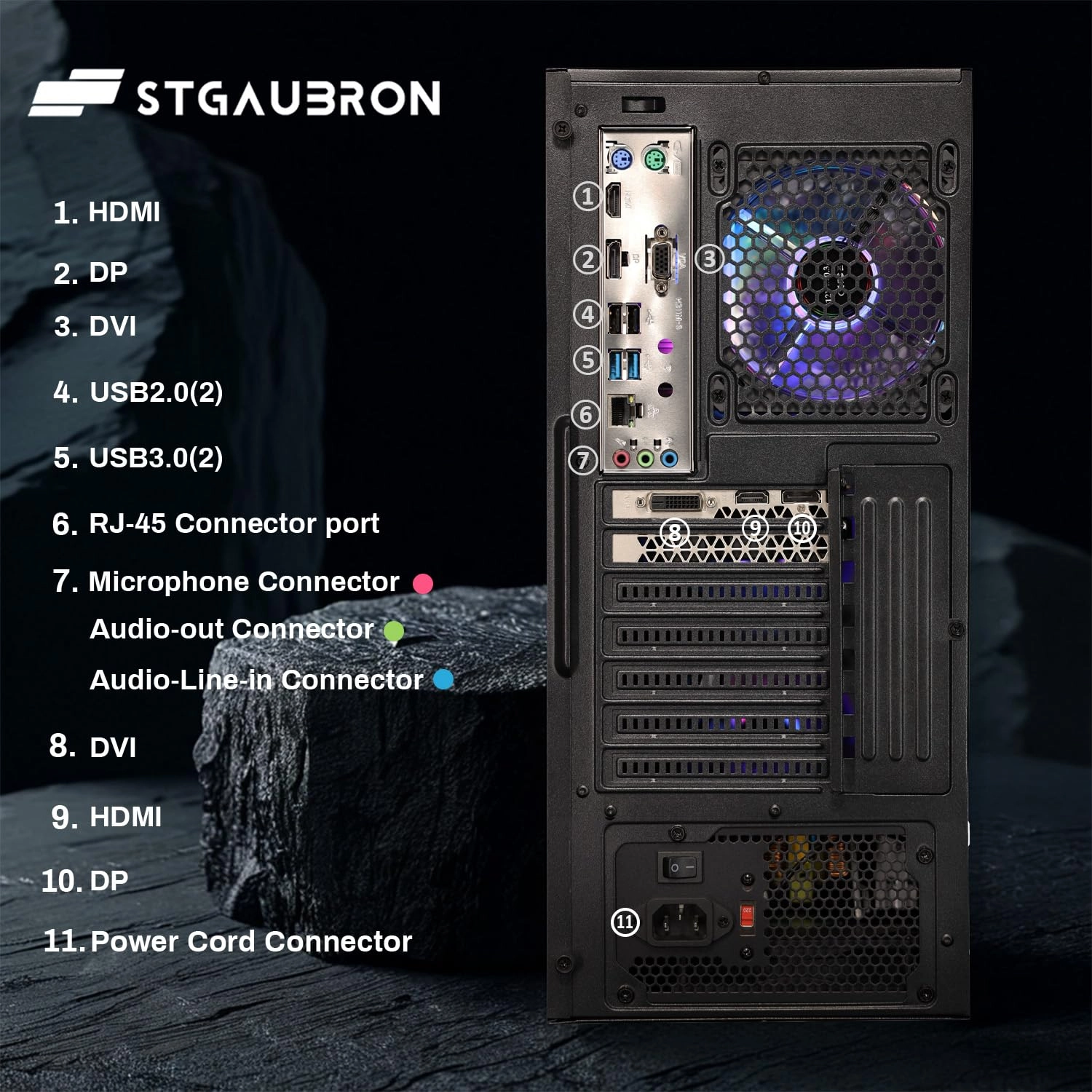 Gaming PC Desktop - Core I7 8th Gen 16GB 512GB