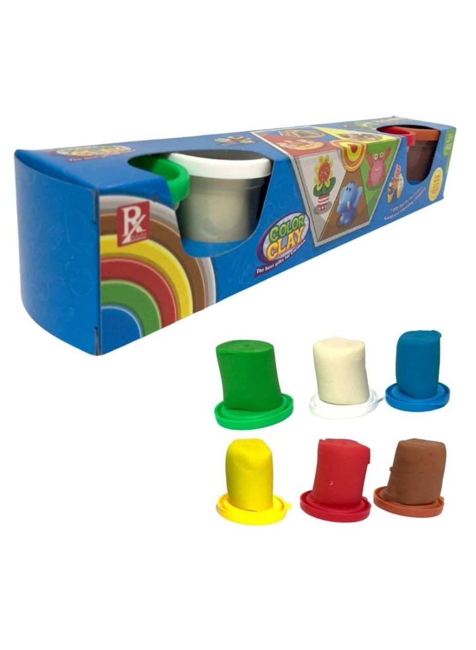 Clay Dough Pack - 6 pcs