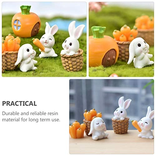 Miniature Bunny Figurines - Resin Collection