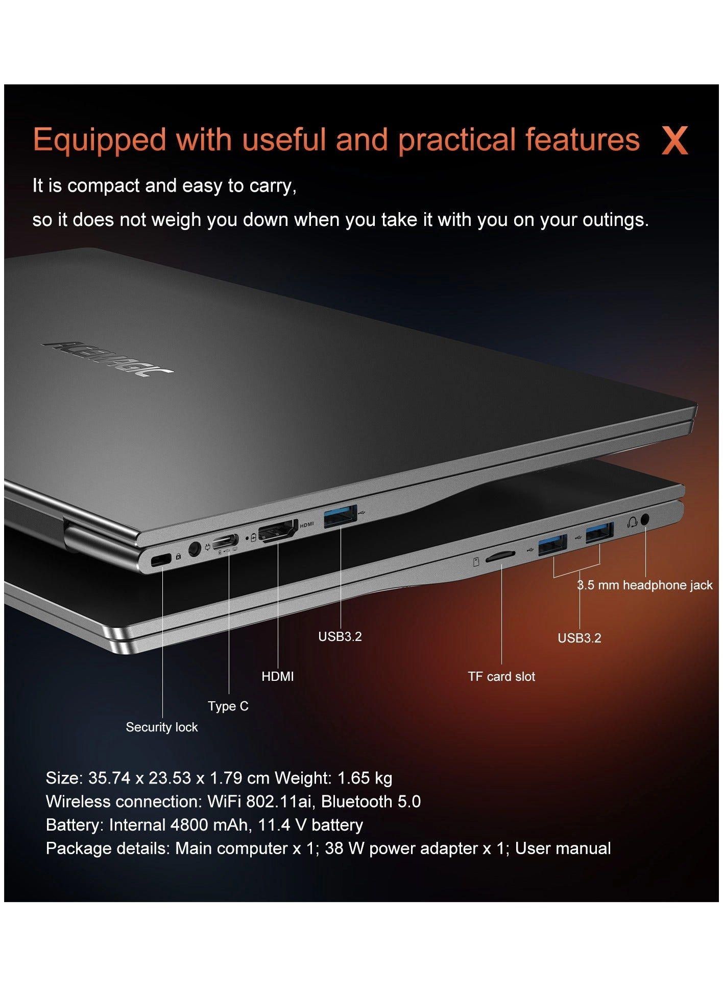 LX15Pro - 15.6'' Ryzen 5-7430U 16GB DDR4 512GB SSD