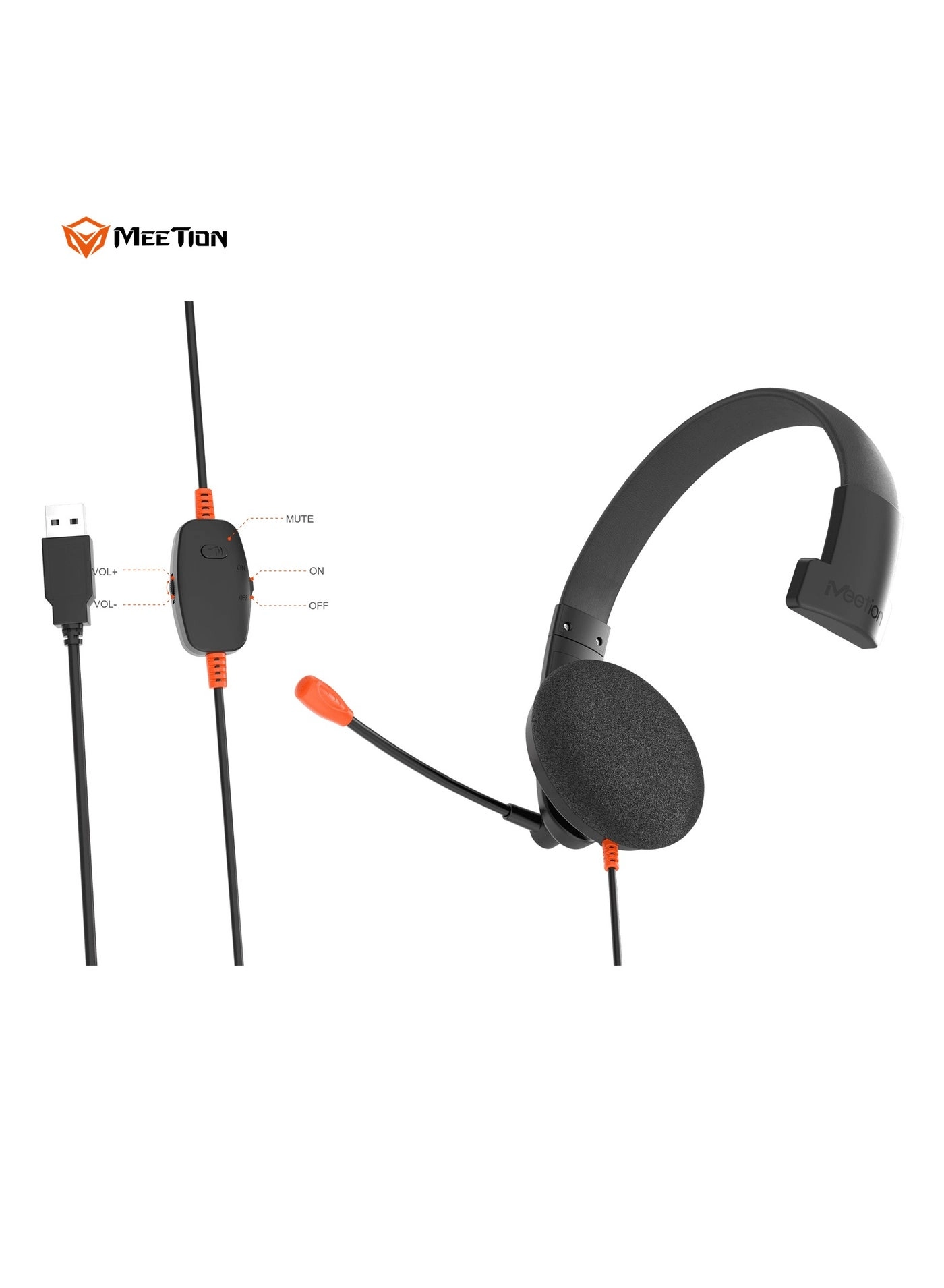 MT-HP002U Wired Headset