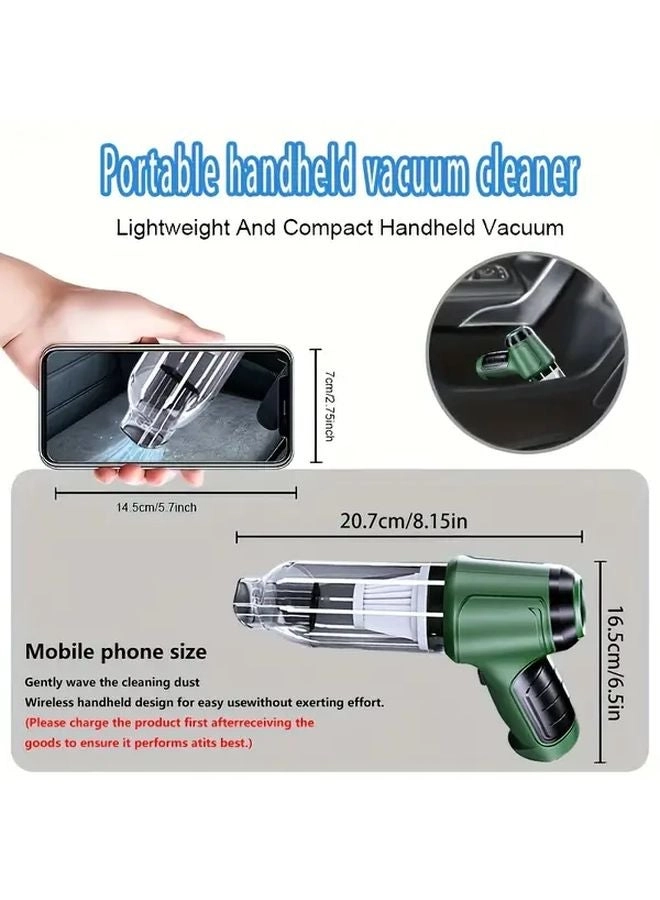4-in-1 Wireless Handheld Vacuum Cleaner - 2000mAh