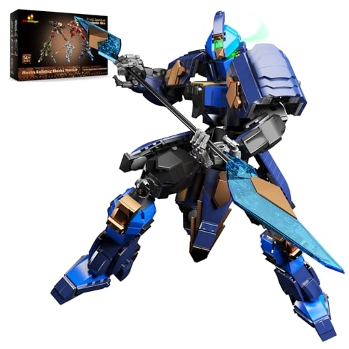 Mech Robot Building Set (70128) - Ma Chao-blue Movable Joints