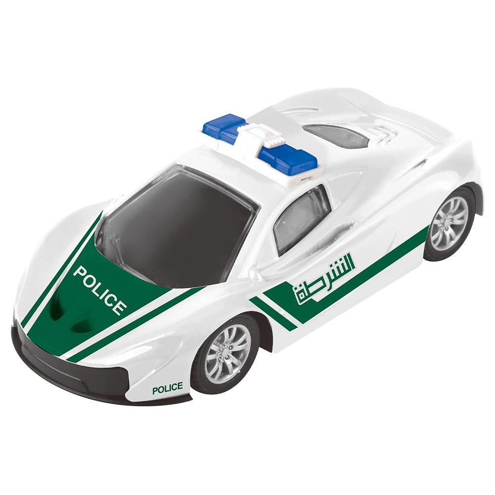 Vroom Vroom Diecast Police Car - 1:43