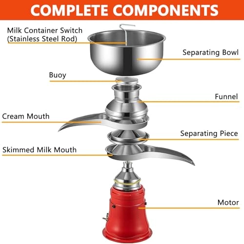Centrifugal Milk Separator - 5L