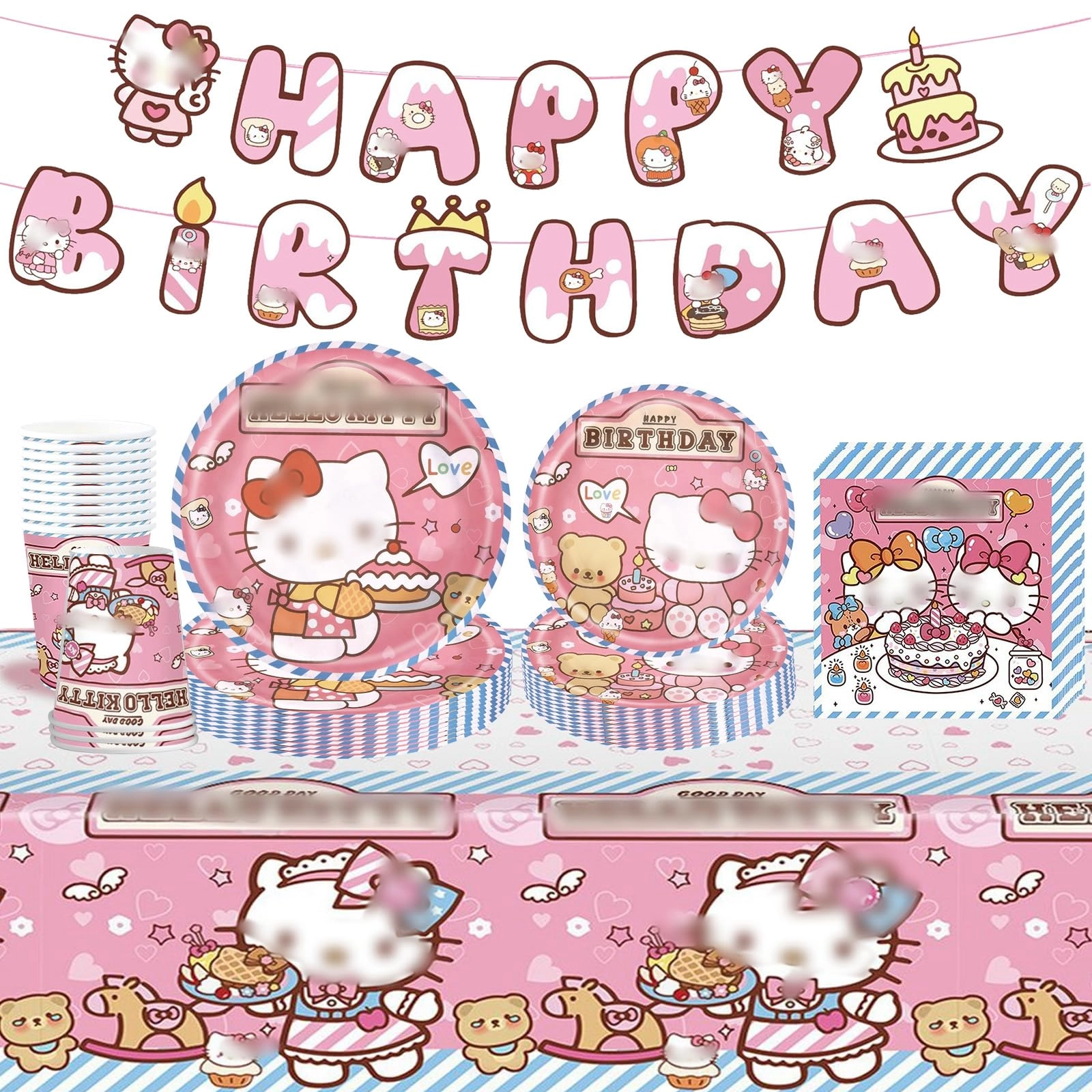 Party Tableware - 52.0 count Birthday