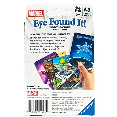 Marvel Eye Found It - Card Game 57 Cards