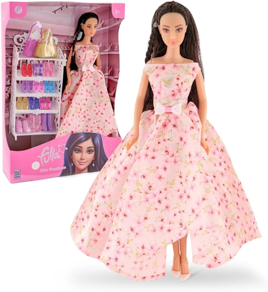 Fulla Chic Boutique Doll - Pink Girl Ages 3+