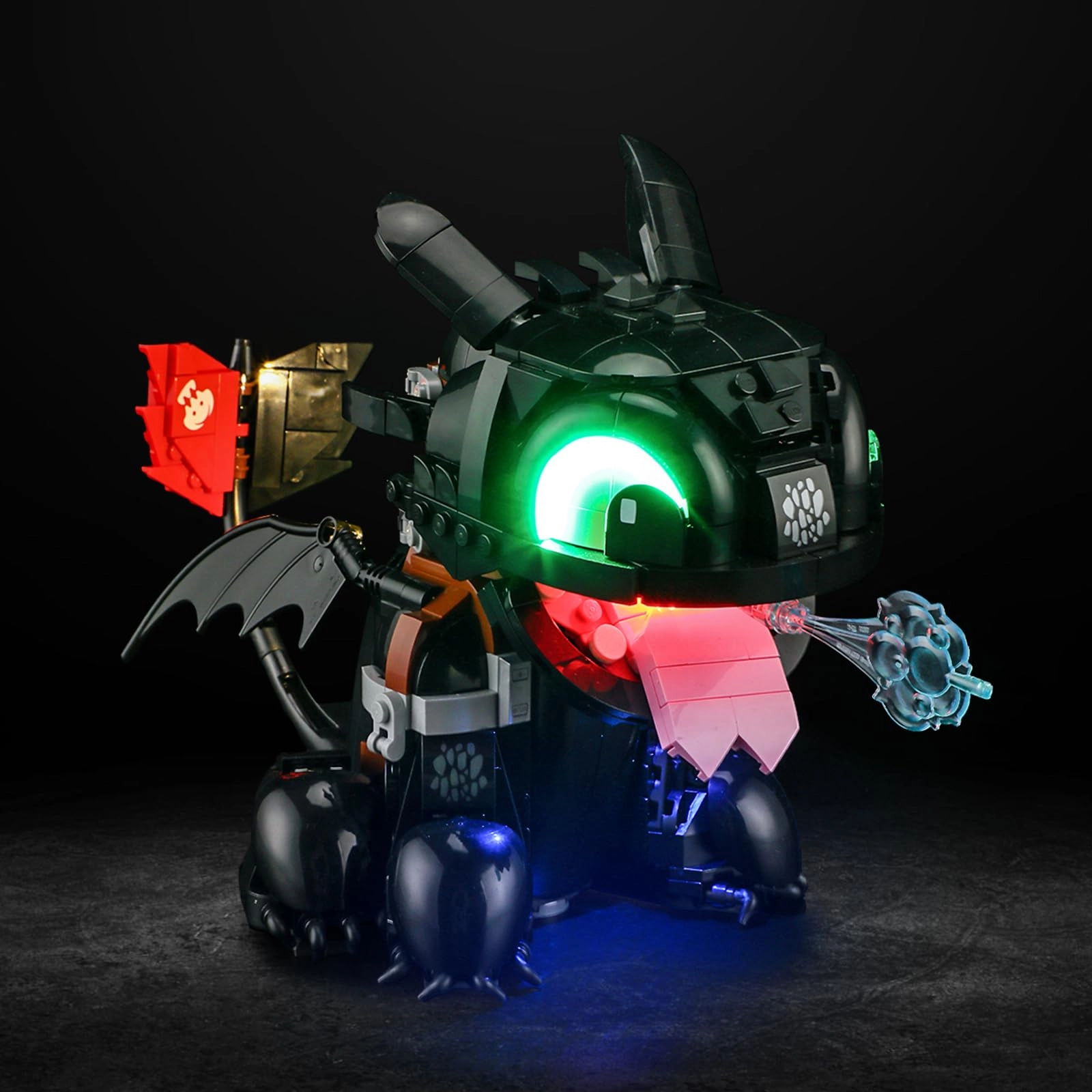 Vaodest Light for LEGO 10375 How to Train Your Dragon: Toothless Set - Plastic How to Train Your Dragon: Toothless 1