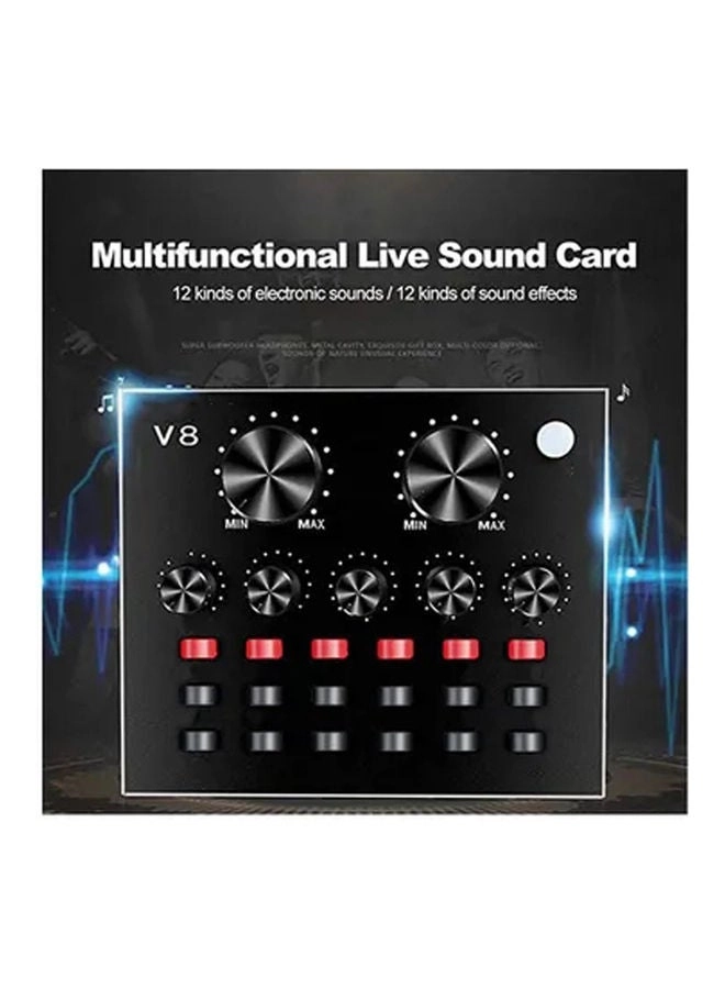 BM-800 + Live Sound Card Wired Microphone