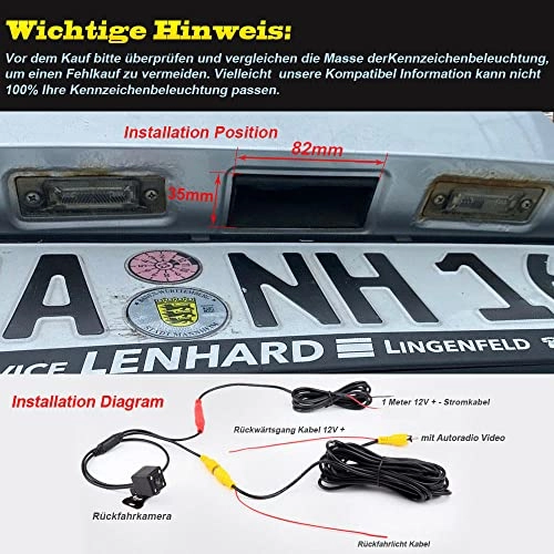 rear view camera - Night vision 1280 x 720 pixels