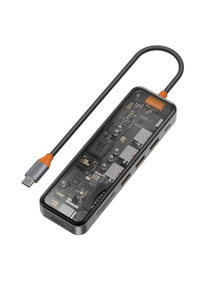 USB C Hub - Gigabit Ethernet Wireless Charging 4K HDMI