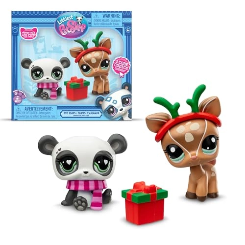 Pet Pairs Winter Pals (Holiday Edition) - Panda + Brown Deer (00603) 2 pcs