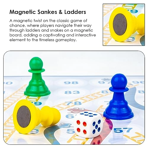 Snakes and Ladders - Magnetic Travelling + Ludo