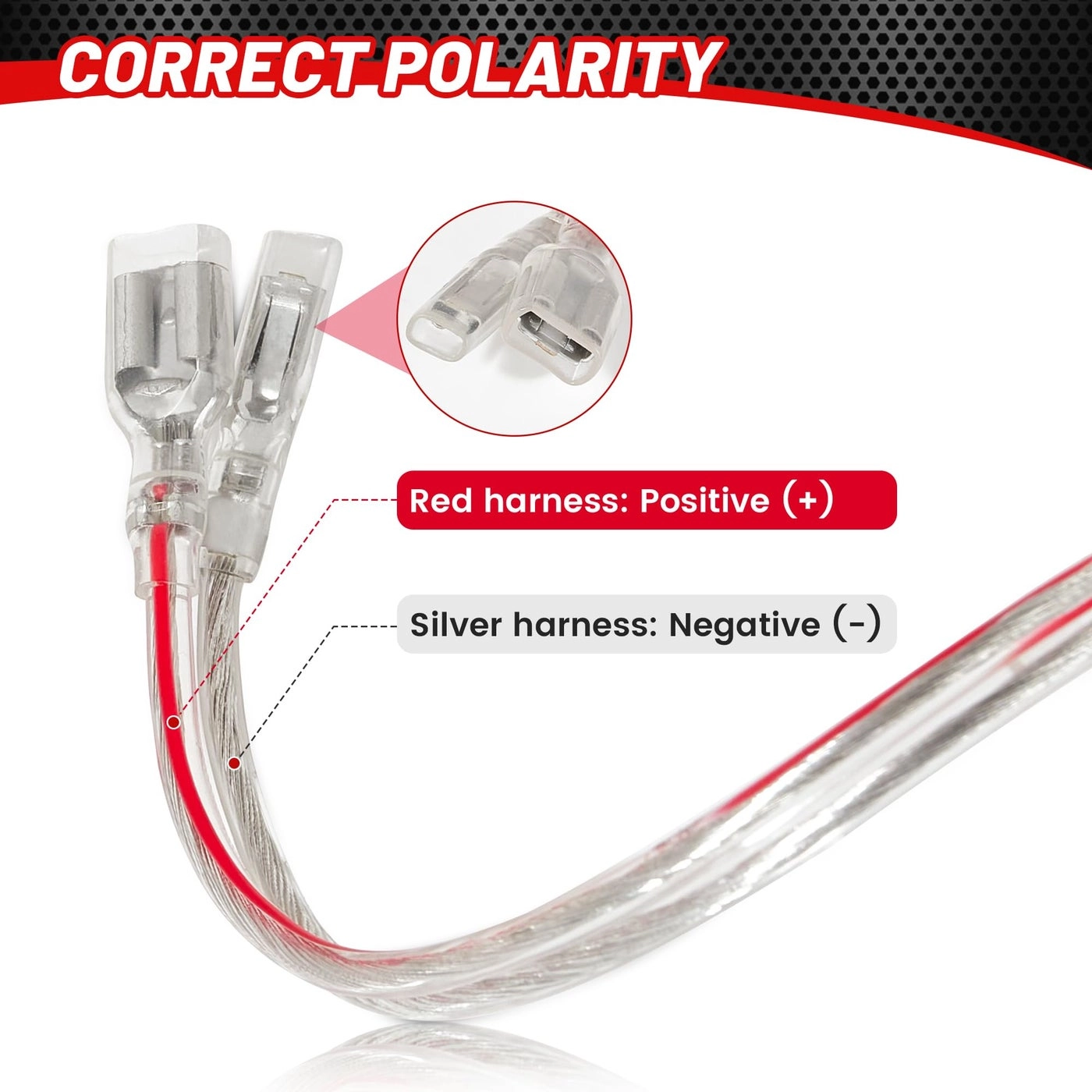 Front Rear Door Speaker Wiring Harness - 4 PCS Ford Mazda