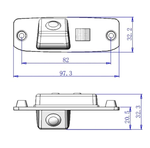 Rear View Parking Camera - Night Vision Wire