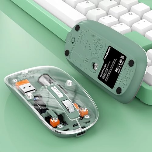 Transparent Wireless Bluetooth Mouse - Bluetooth Radio Frequency