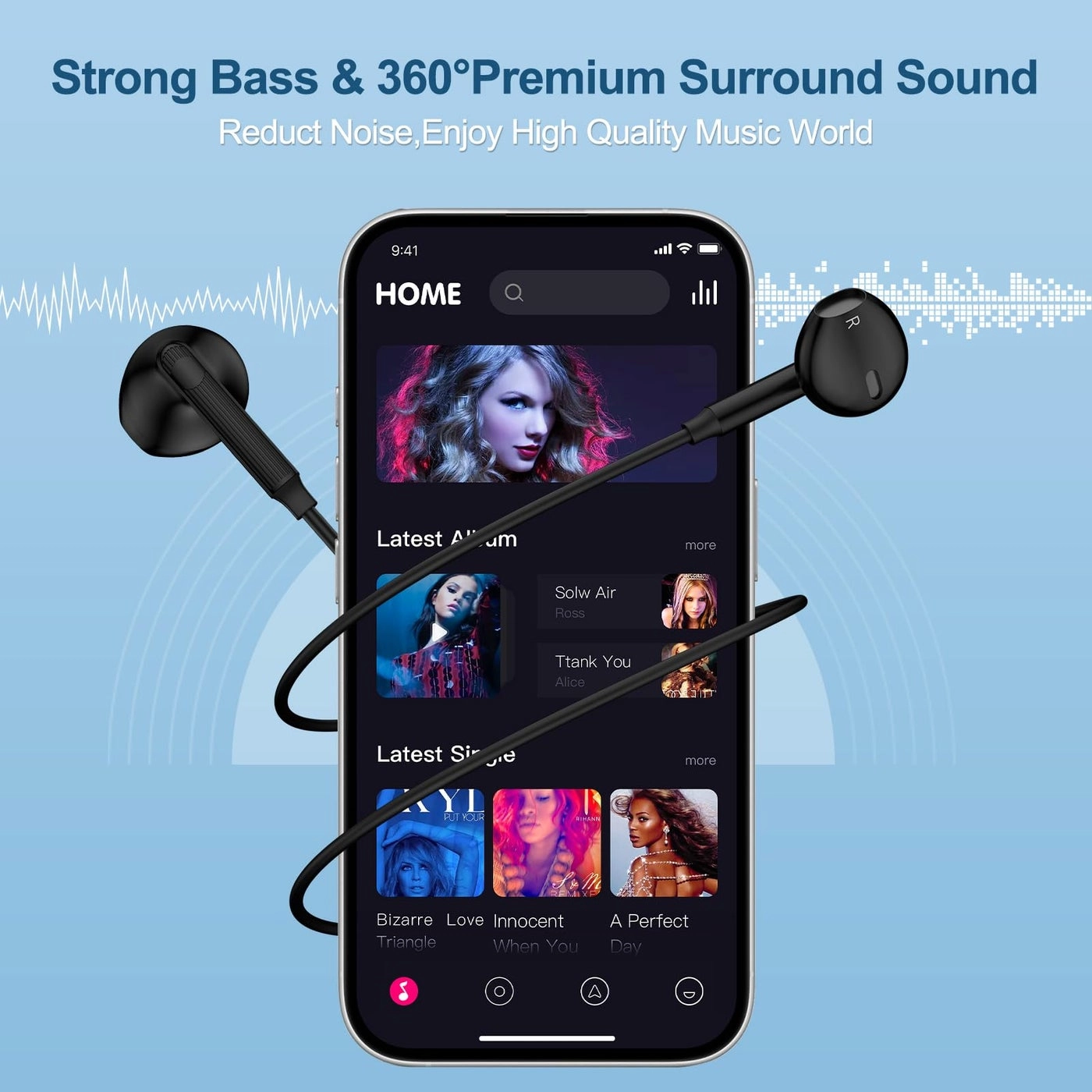 Type C Earbuds Wired Earbud