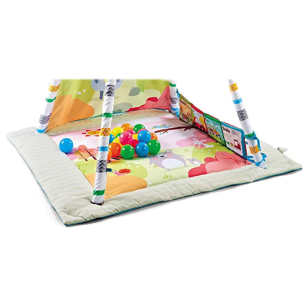 2-In-1 Baby Activity Play Gym & Removable Tent - 2+
