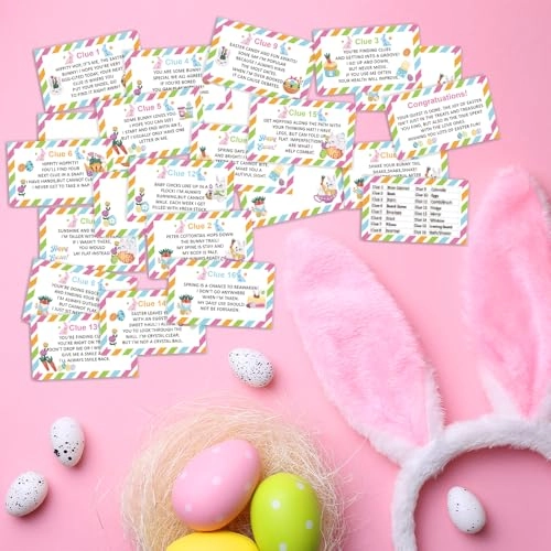 Easter Hunt Game - 15 years and up 22 pieces